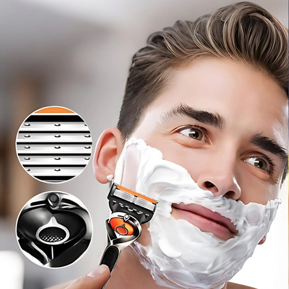 PrecisionRazor - 48 Blade Shaving Kit | Zero Cuts Guaranteed