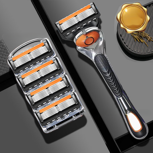 PrecisionRazor - 48 Blade Shaving Kit | Zero Cuts Guaranteed