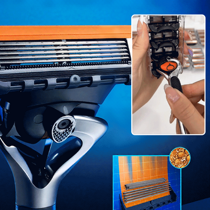 PrecisionRazor - 48 Blade Shaving Kit | Zero Cuts Guaranteed