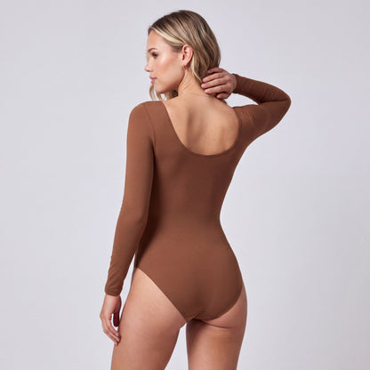 Long Sleeve Shapewear Bodysuit - View 6