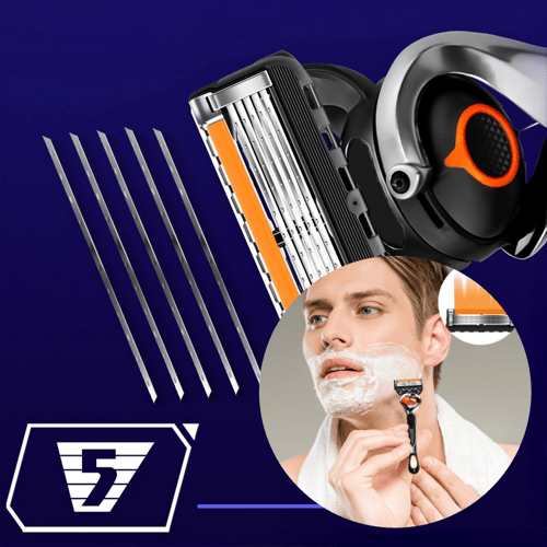PrecisionRazor - 48 Blade Shaving Kit | Zero Cuts Guaranteed